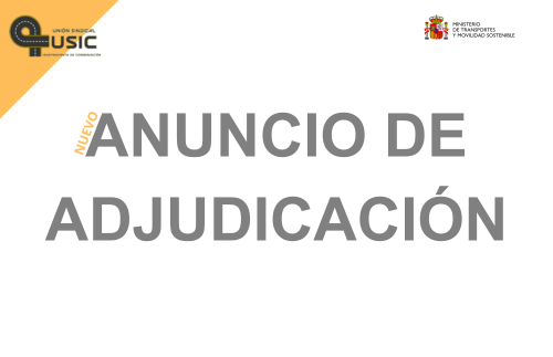 Cabecera de anuncio de licitación del Ministerio de Transportes y Movilidad Sostenible